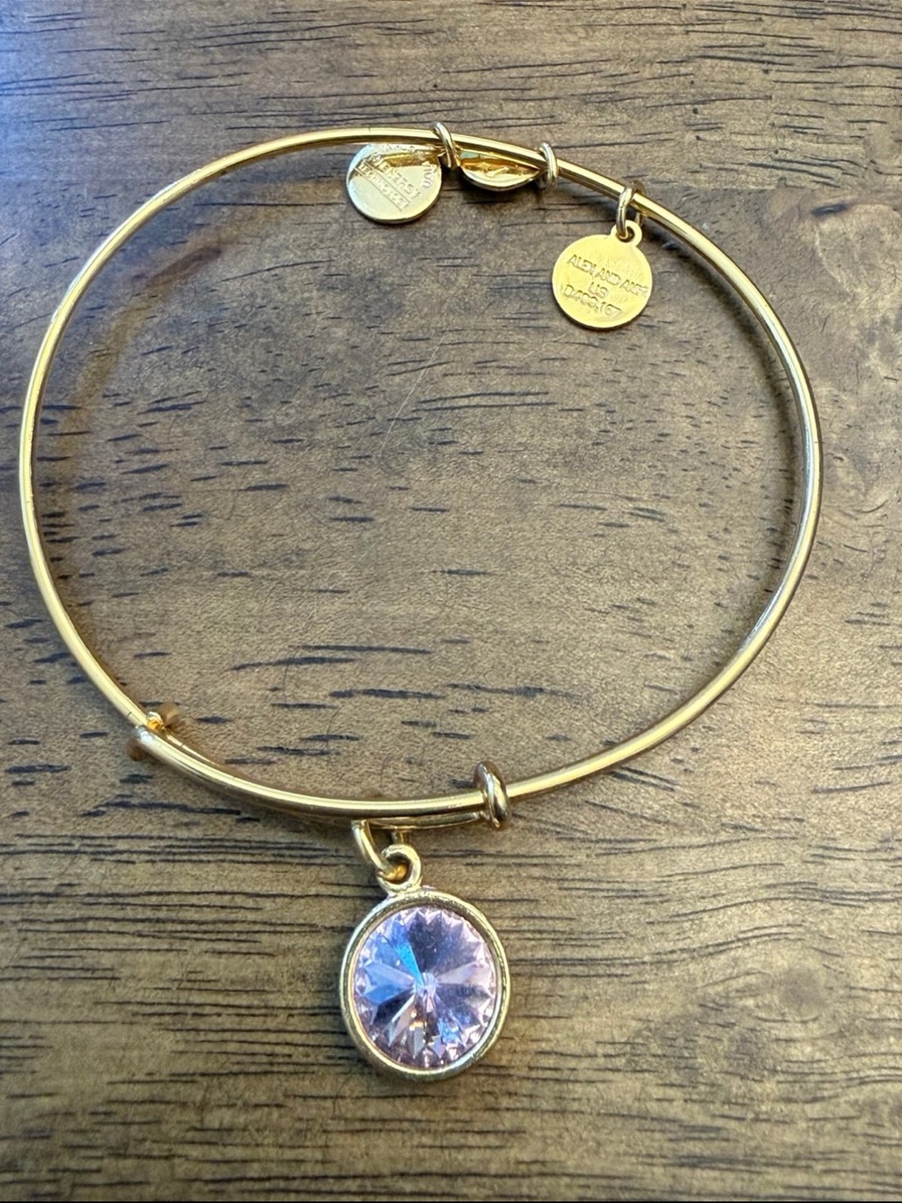 Alex and Ani birthstone bracelet